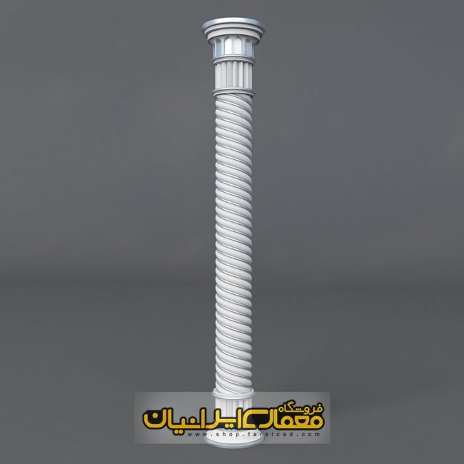 گچبری ستون - گچبری ستون تخت - گچبری ستون گرد - گچبری ستون وسط - گچبری ستون داخل ساختمان