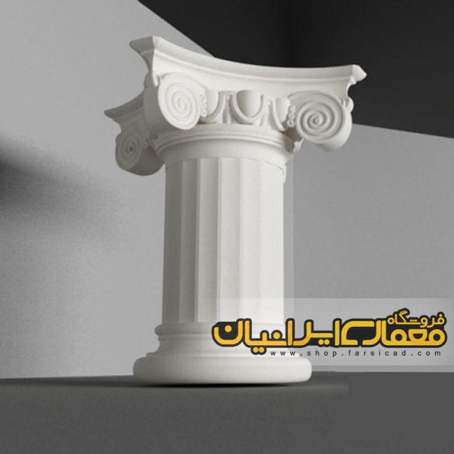 ستون نمای رومی - ستون نمای ساختمان - نمای ستون داخل ساختمان - ستون سنگ نما - ستون سنگی نما - طراحی ستون نما - سرستون نما کلاسیک